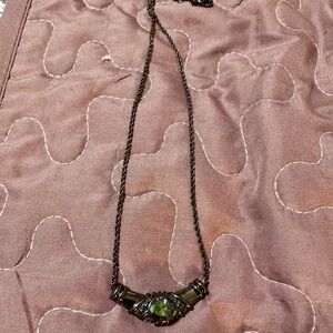 Ooimay Black Gold Mystic Topaz Necklace
